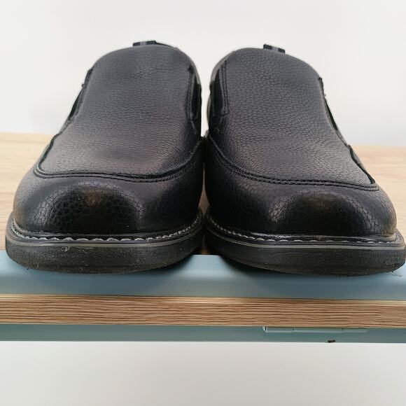 Nunn Bush Otto Men\'s 9.5 W Slip-On Shoes Black Leather Memory Foam Comfort main image 6